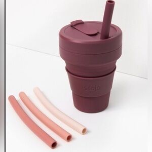 New STOJO reusable collapsible leakproof dishwasher safe to go travel cup.